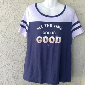 Harvest apparel "god is good" T-shirt